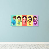 Seijin no Hi Kimono Girls Leinwand (Insitu (Holzboden))