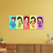 Seijin no Hi Kimono Girls Leinwand (Insitu (Wohnzimmer))
