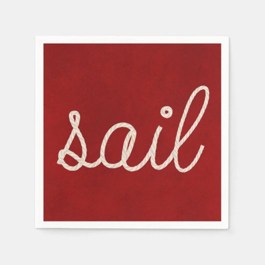 Seil für Segel Serviette (Vorderseite)