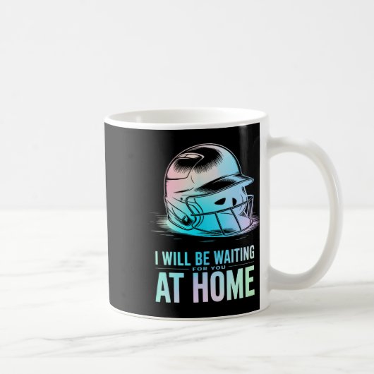Seil Ich werde zu Hause auf dich warten Lustig Sof Kaffeetasse (Rechts)