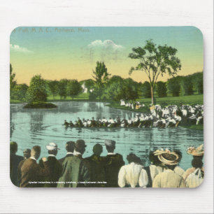 Seil-Zug, Campus-Teich Mousepad