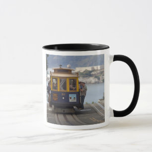 Seilbahn ruckelt die Hyde Street in San Tasse