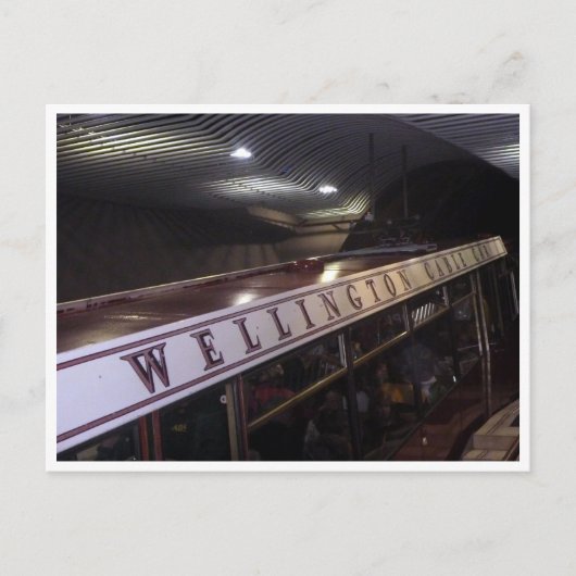 Seilbahn Wellington Postkarte (Vorderseite)