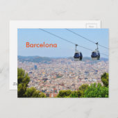 Seilbahnen (Standseilbahnen) in Barcelona Postkarte (Vorne/Hinten)