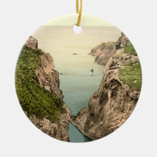Seilbrücke, Carrick-a-Rede, County Antrim Keramikornament
