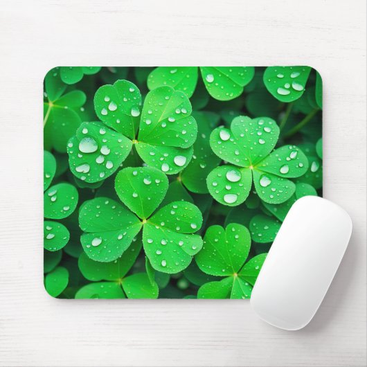 Seile an vierblättrigen Klemmen Mousepad (Mit Mouse)