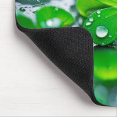 Seile an vierblättrigen Klemmen Mousepad (Ecke)