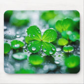 Seile an vierblättrigen Klemmen Mousepad (Vorne)