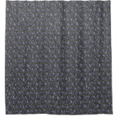 Seile auf blaugrauem Metal Duschvorhang (Vorderseite)