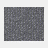Seile auf blaugrauem Metal Fleecedecke (Vorderseite (Horizontal))