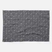 Seile auf blaugrauem Metal Geschirrtuch (Horizontal)