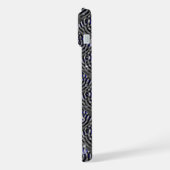 Seile auf blaugrauem Metal iPhone Hülle (Linke Seite)