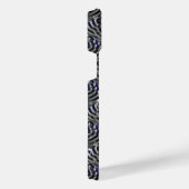 Seile auf blaugrauem Metal iPhone Hülle (Rechte Seite)