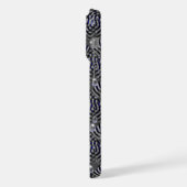 Seile auf blaugrauem Metal iPhone Hülle (Linke Seite)