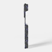 Seile auf blaugrauem Metal iPhone Hülle (Linke Seite)