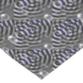 Seile auf blaugrauem Metal Mittelgroßer Tischläufer (Ecke)