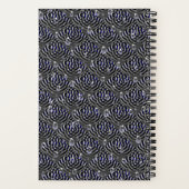 Seile auf blaugrauem Metal Notizblock (Rückseite)