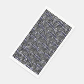 Seile auf blaugrauem Metal Serviette (Ecke)