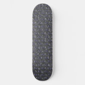 Seile auf blaugrauem Metal Skateboard (Vorderseite)