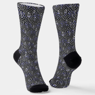 Seile auf blaugrauem Metal Socken