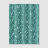 Seile auf der grünen Magnetkarte aus Metall