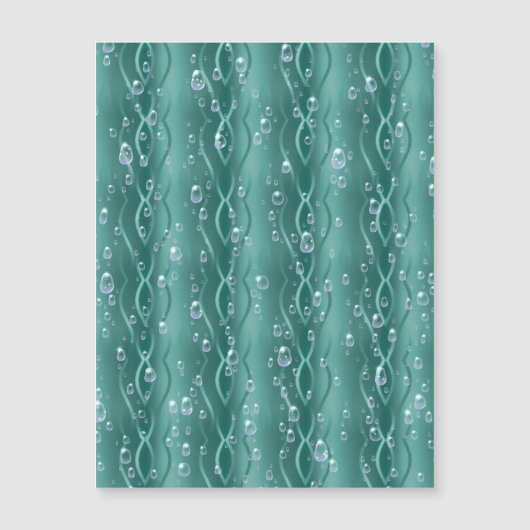 Seile auf der grünen Magnetkarte aus Metall (Vorderseite)