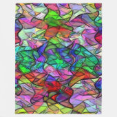 Seile überquert, verborgen durch ein buntes Markis Fleecedecke (Vorderseite)