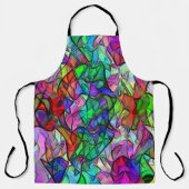 Seile überquert, verborgen durch ein buntes Markis Schürze (Vorderseite)