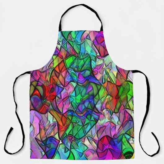 Seile überquert, verborgen durch ein buntes Markis Schürze (Vorderseite)