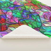 Seile überquert, verborgen durch ein buntes Markis