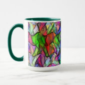 Seile überquert, verborgen durch ein buntes Markis Tasse (Links)