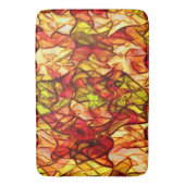 Seile überquert, versteckt unter einem roten Marki Badematte (Vorderseite Vertikal)