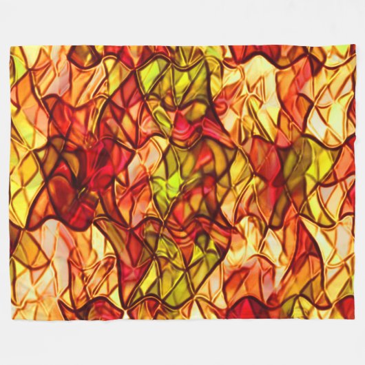 Seile überquert, versteckt unter einem roten Marki Fleecedecke (Vorderseite (Horizontal))