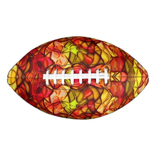 Seile überquert, versteckt unter einem roten Marki Football (Vorderseite)