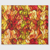 Seile überquert, versteckt unter einem roten Marki Geschenkpapier (Flach)