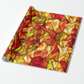 Seile überquert, versteckt unter einem roten Marki Geschenkpapier (Ungerollt)