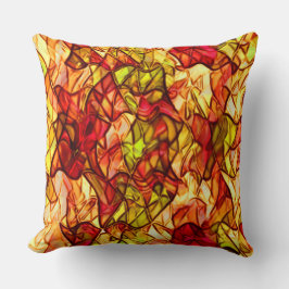 Seile überquert, versteckt unter einem roten Marki Kissen