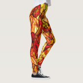 Seile überquert, versteckt unter einem roten Marki Leggings (Rechts)