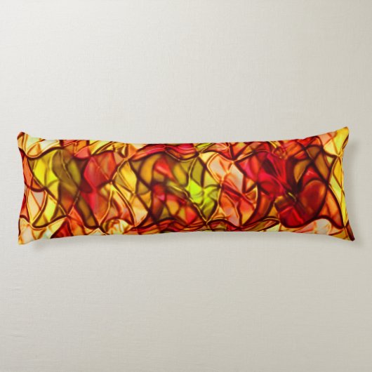 Seile überquert, versteckt unter einem roten Marki Seitenschläferkissen (Rückseite)