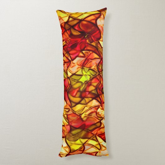 Seile überquert, versteckt unter einem roten Marki Seitenschläferkissen (Rückseite (Vertikal))