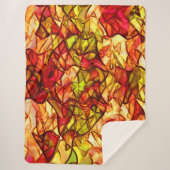 Seile überquert, versteckt unter einem roten Marki Sherpadecke (Vorderseite)