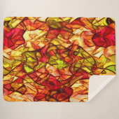 Seile überquert, versteckt unter einem roten Marki Sherpadecke (Vorderseite (Horizontal))