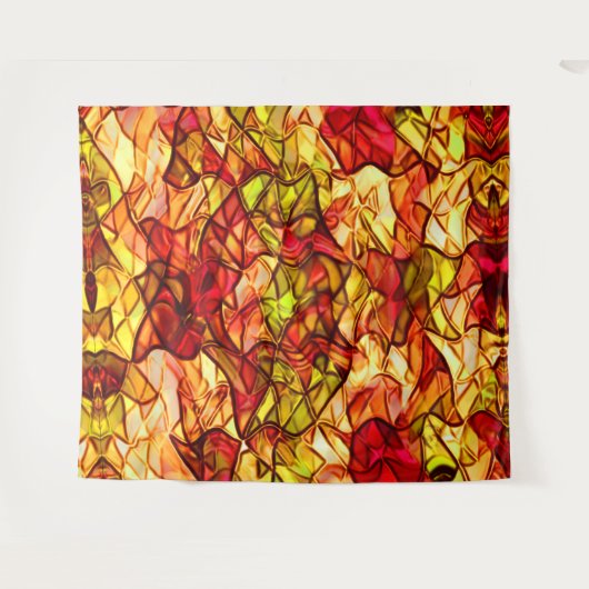 Seile überquert, versteckt unter einem roten Marki Wandteppich (Vorderseite (Horizontal))