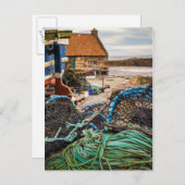 Seile und Hummer-Töpfe | Pittenweem, Schottland Postkarte (Vorne/Hinten)