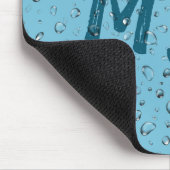 Seile und Monogramm Mousepad (Ecke)