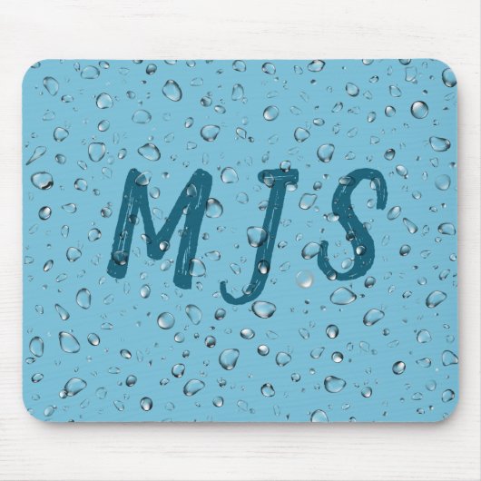 Seile und Monogramm Mousepad (Vorne)
