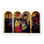 Seilern Triptych (von Robert Campin) Magnet (Horizontal)