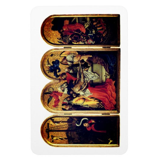 Seilern Triptych (von Robert Campin) Magnet (Vertikal)