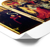 Seilern Triptych (von Robert Campin) Poster (Ecke)