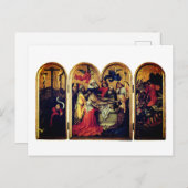Seilern Triptych (von Robert Campin) Postkarte (Vorne/Hinten)